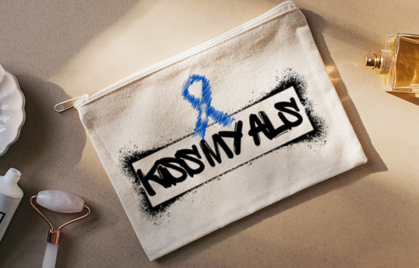 Kiss My ALS Makeup Bag