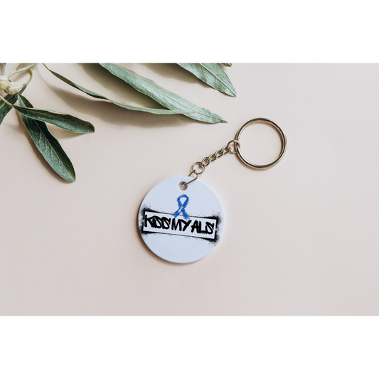 Kiss My ALS Key Chain