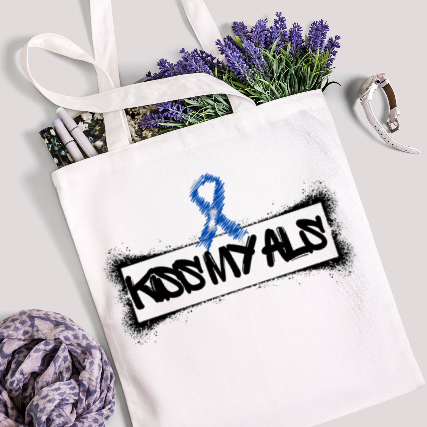 Kiss My ALS Tote Bag